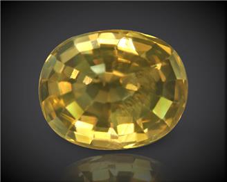 Yellow Zircon Natural Certified  5.36 CTS. ( 91940 )